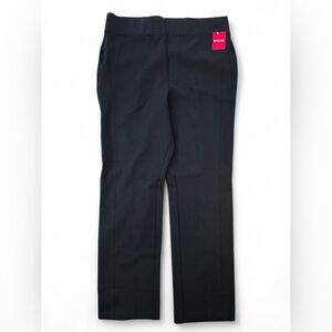 Spanx Perfect Black Pant Slim Straight 1X Classic Black Ponte Stretch Dress Pant